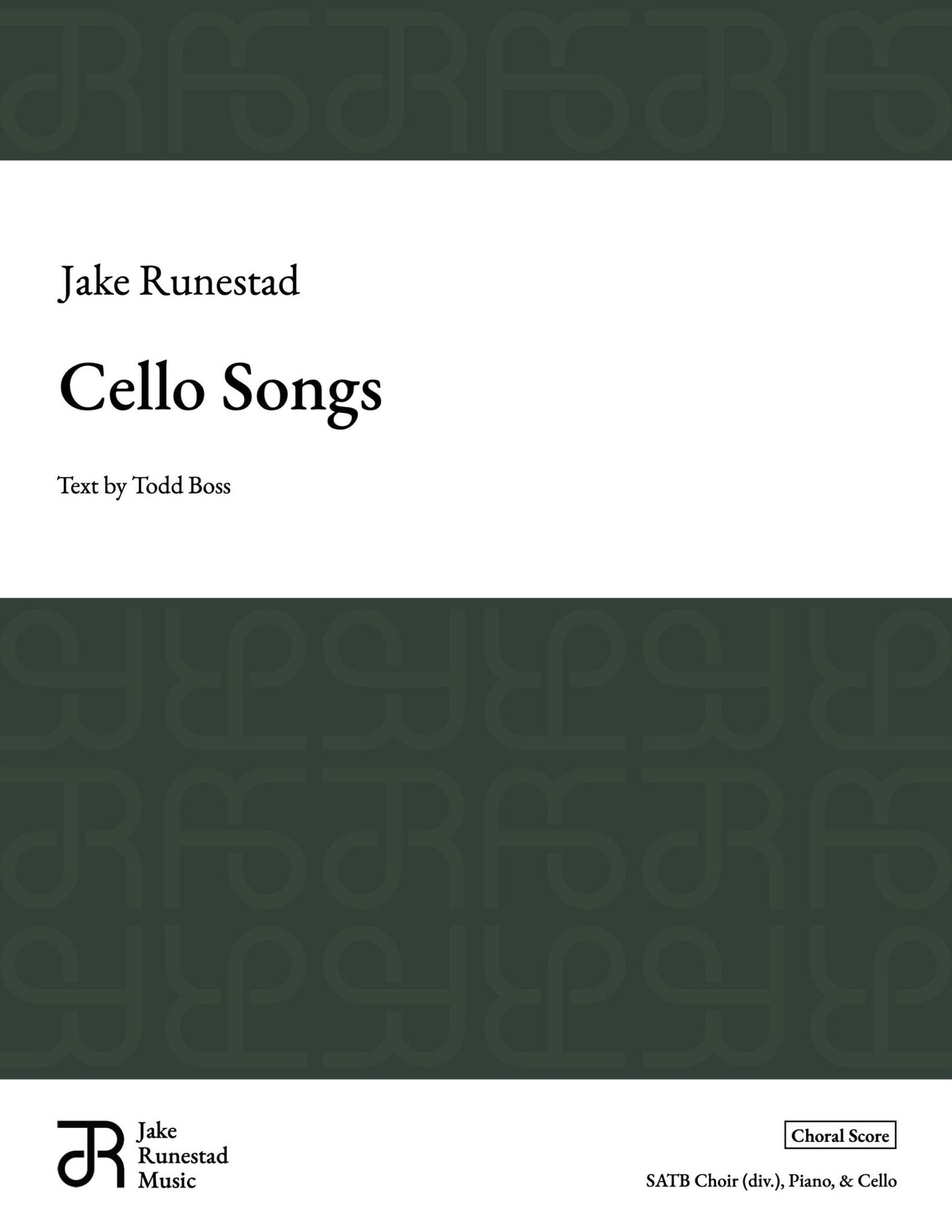Cello Songs - Jake Runestad Music