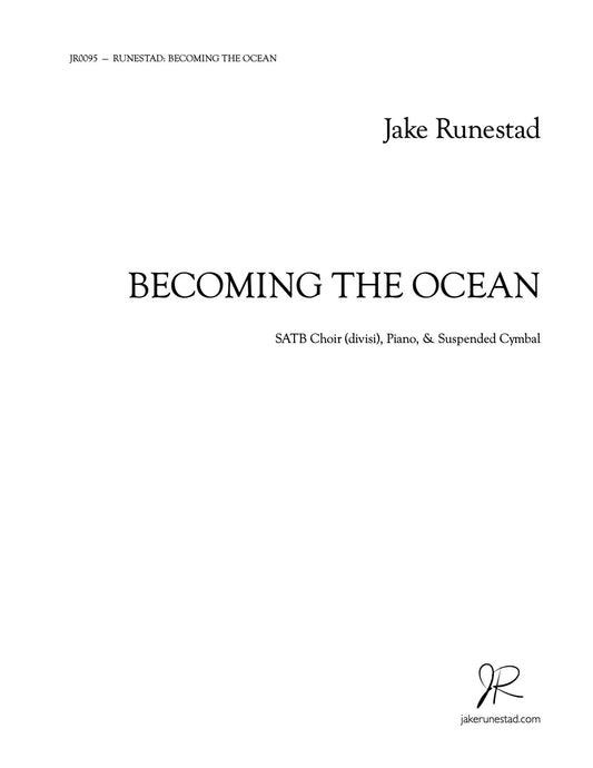 Becoming the Ocean - Jake Runestad Music LLC