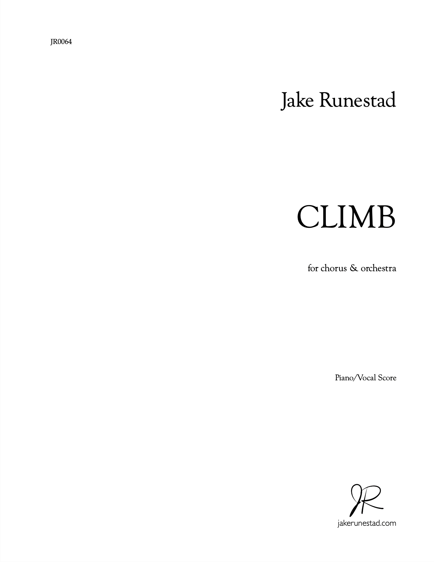 Climb - Jake Runestad Music